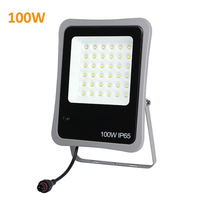 16WH 5000K Solar Panel Flood Lights Brightness High Powered 100W 200W 300W