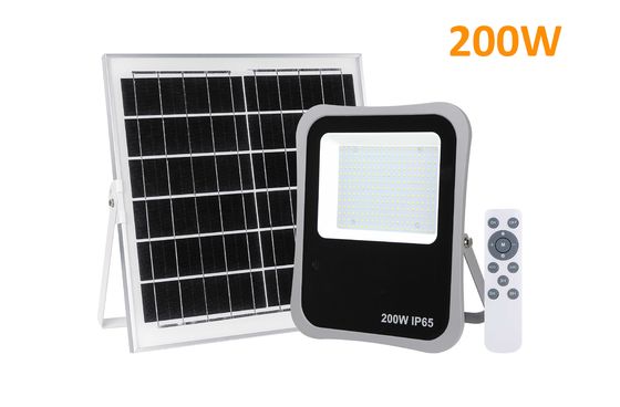 16WH 5000K Solar Panel Flood Lights Brightness High Powered 100W 200W 300W