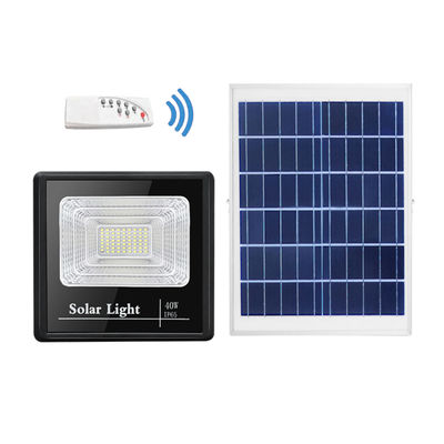 400Lm SAA Solar Panel Flood Lights 32WH Battery Operated Outdoor Remote Control