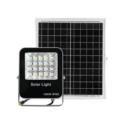 RoHS CB 5H Charging Solar Panel Flood Lights Grille Reflector IP65 4200lm 50W